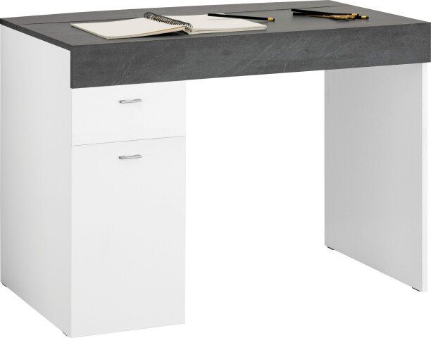 Schreibtisch >Sliding< ausziehbarer Tischplatte - 100x75x60 (B/H/T)