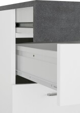 Schreibtisch >Sliding< ausziehbarer Tischplatte - 100x75x60 (B/H/T)