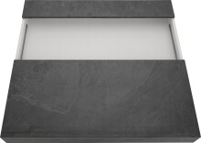 Schreibtisch >Sliding< ausziehbarer Tischplatte - 100x75x60 (B/H/T)