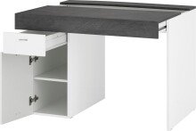 Schreibtisch >Sliding< ausziehbarer Tischplatte - 100x75x60 (B/H/T)