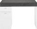 Schreibtisch >Sliding< ausziehbarer Tischplatte - 100x75x60 (B/H/T)