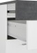 Schreibtisch >Sliding< ausziehbarer Tischplatte - 100x75x60 (B/H/T)