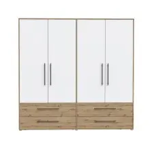 Drehtürenschrank >MOKKARIS< in Artisan Eiche -...