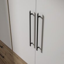 Drehtürenschrank >MOKKARIS< in Artisan Eiche - 205,9x200,1x58,8cm (BxHxT)