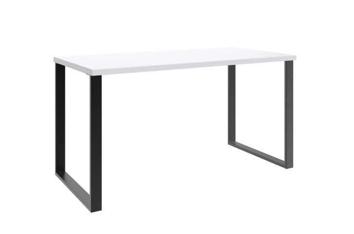 Schreibtisch >Rügen< in WEISS - 140x75x70cm (BxHxT)