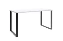 Schreibtisch >Rügen< in WEISS - 140x75x70cm...
