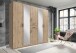 Schlafzimmer-Set >Dillingen< in Viking-oak-Nachbildung - 228x213x58cm (BxHxT)