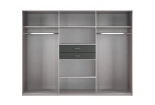 Schlafzimmer-Set >Dillingen< in Weiß - 273x213x58cm (BxHxT)