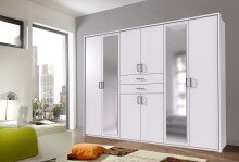 Schlafzimmer-Set >Dillingen< in Weiß -...