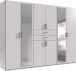 Schlafzimmer-Set >Dillingen< in Weiß - 273x213x58cm (BxHxT)