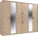 Schlafzimmer-Set >Dillingen< in Viking-oak-Nachbildung - 273x213x58cm (BxHxT)