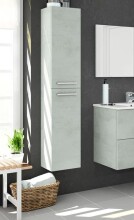 Hängeschrank >ATHENA< in Beton-Grau -...