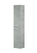 Hängeschrank >ATHENA< in Beton-Grau - 30x150x25 (BxHxT)