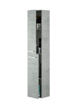 Hängeschrank >ATHENA< in Beton-Grau - 30x150x25 (BxHxT)