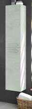 Hängeschrank >ATHENA< in Beton-Grau - 30x150x25 (BxHxT)