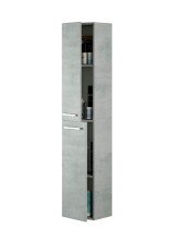 Hängeschrank >ATHENA< in Beton-Grau - 30x150x25 (BxHxT)