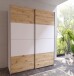 Schiebetürenschrank >SCHACH&MATT 2< in Weiss / Artisan Eiche - 170,3x210,5x61,2cm B/H/T
