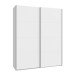 Schiebetürenschrank >SCHACH&MATT 2< in Weiss - 170,3x210,5x61,2cm (BxHxT)