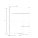 Schiebetürenschrank >SCHACH&MATT 2< in Weiss - 170,3x210,5x61,2cm (BxHxT)
