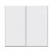 Schiebetürenschrank >SCHACH&MATT 2< in weiss - 220,1x210,5x61,2cm (BxHxT)