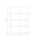 Schiebetürenschrank >SCHACH&MATT 2< in Weiss - 150,1x210,5x61,2cm (BxHxT)