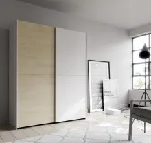 Schiebetürenschrank >Schach&matt< in Weiss...