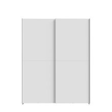 Schiebetürenschrank >Schach&matt< in Weiss - 150,1x190,5x61,2cm (BxHxT)