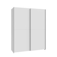 Schiebetürenschrank >Schach&matt< in Weiss - 150,1x190,5x61,2cm (BxHxT)