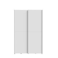 Schiebetürenschrank >Schach&matt< in Weiss - 120,1x190,5x61,2cm (BxHxT)