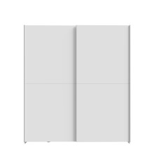 Schiebetürenschrank >Schach&matt< in Weiss - 170,3x190,5x61,2cm (BxHxT)
