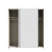 Schiebetürenschrank >Schach&matt< in Weiss - 170,3x190,5x61,2cm (BxHxT)