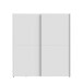 Schiebetürenschrank >Schach&matt< in Weiss - 170,3x190,5x61,2cm (BxHxT)