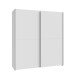 Schiebetürenschrank >Schach&matt< in Weiss - 170,3x190,5x61,2cm (BxHxT)