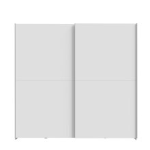 Schiebetürenschrank >Schach&matt< in weiss - 200,1x190,5x61,2cm (BxHxT)