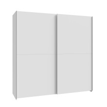 Schiebetürenschrank >Schach&matt< in Weiss - 190,1x190,5x61,2cm (BxHxT)