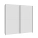 Schiebetürenschrank >Schach&matt< in Weiss - 190,1x190,5x61,2cm (BxHxT)