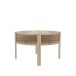 Couchtisch >TOBAGO< in Sonoma Eiche rund - 74,4x45,5x74,4cm (BxHxT)
