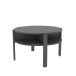 Couchtisch >TOBAGO< in Betonoptik Dunkelgrau rund - 74,4x45,5x74,4cm (BxHxT)