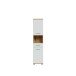 Seitenschrank >Veris < in Artisan Eiche/ Secret Grey  - 40,2x186,8x34,8 (BxHxT)