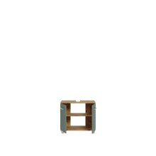Waschbeckenunterschrank >Veris < in Artisan Eiche/Salbei  - 68,6x62x34,8cm (BxHxT)