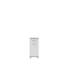 Badkommode >Veris < in grau,braun - 40,2x90,8x34,8cm (BxHxT)