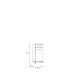 Badkommode >Veris < in grau,braun - 40,2x90,8x34,8cm (BxHxT)