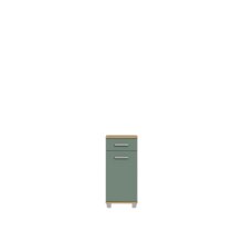 Badkommode >Veris < in Artisan Eiche/Salbei - 40,2x90,8x34,8cm (BxHxT)