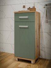 Badkommode >Veris < in Artisan Eiche/Salbei -...