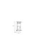 Badkommode >Veris < in Artisan Eiche/Salbei - 40,2x90,8x34,8cm (BxHxT)