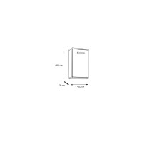 Hängeschrank >Veris < in Artisan Eiche/ Secret Grey - 40,2x68,8x29cm (BxHxT)