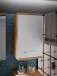 Hängeschrank >Veris < in Artisan Eiche/ Secret Grey - 40,2x68,8x29cm (BxHxT)