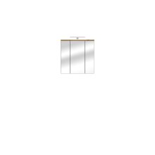 Badezimmerspiegelschrank >Veris < in Artisan Eiche/ Salbei - 68,6x68,1x20cm B/H/T