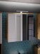 Badezimmerspiegelschrank >Veris < in Artisan Eiche / Spiegel - 68,6x68,1x20cm B/H/T