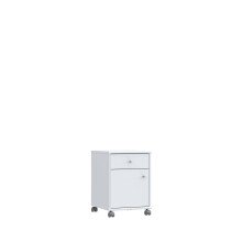 Rollcontainer >TEMPRA2< in Weiss  - 38,6x54,2x42cm...